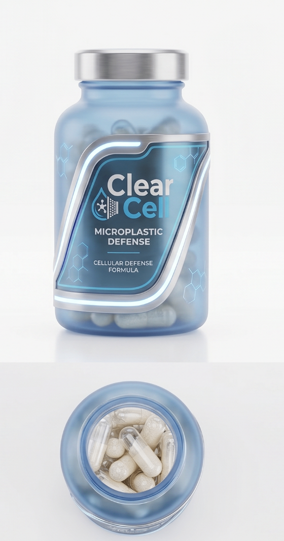 CLEARCELL bottle with capsules visible
